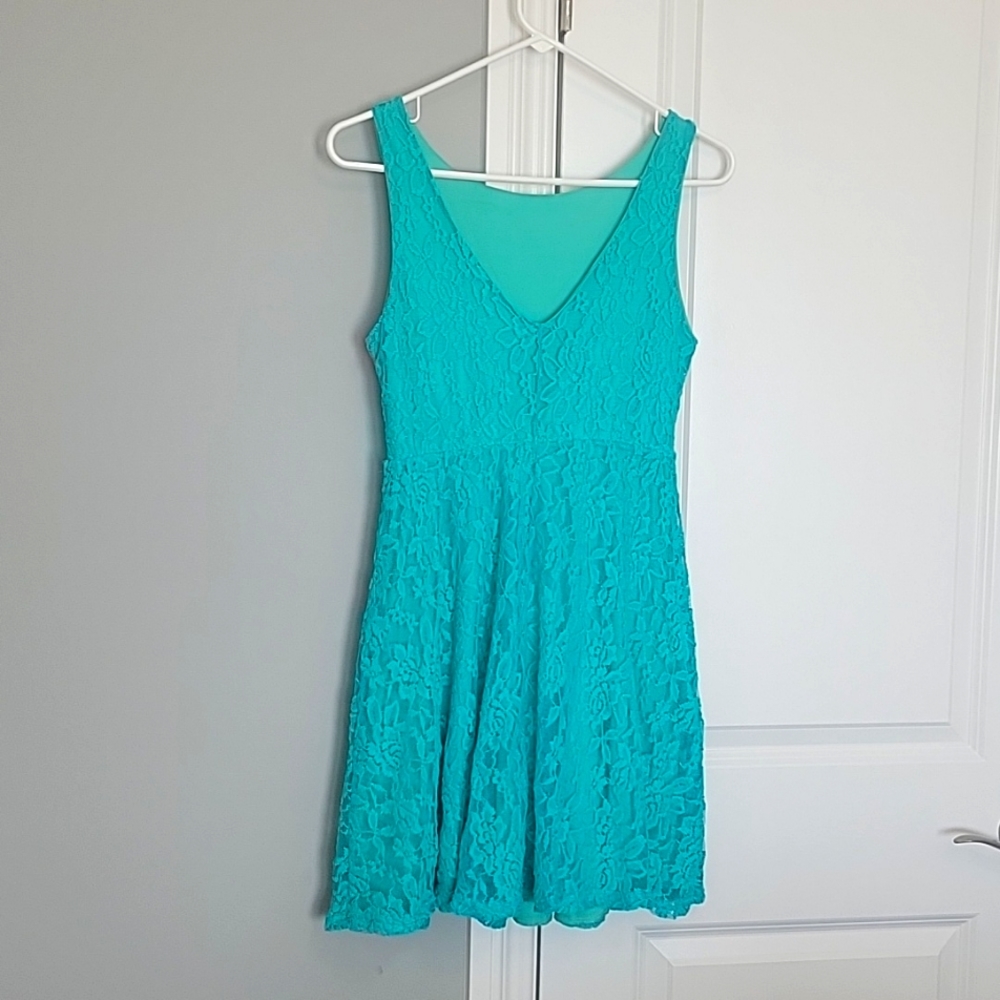 Lace mini dress